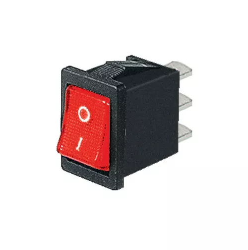 Mini Interruttore Unipolare Luminoso 1 Polo 6A