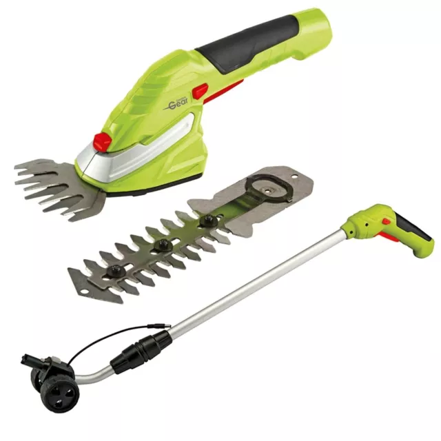 Garden Gear Cordless Trimming Shears 7.2v Handle Hedge Grass Edging Tool Set NEW