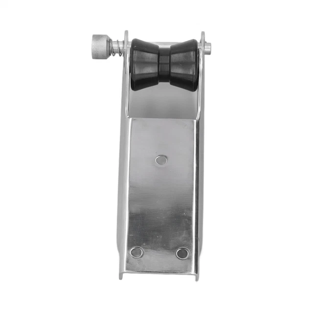230mm Marine Anchor Roller Spring Loaded Pin Stainless Steel Black Nylon Fairlea
