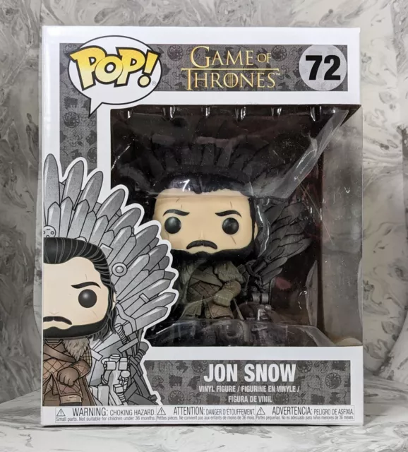 Funko Pop Deluxe Game Of Thrones Jon Snow On Iron Throne MIB