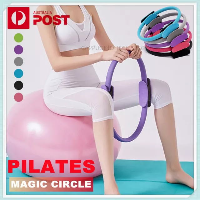 Pilates Ring Exercise Resistance Yoga Gym Rings Fitness Magic Circle Foam Grip