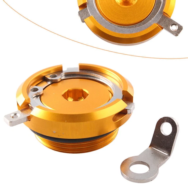 Oil Filler Engine Plug Cap Cover  For Kawasaki ZX6R ZX7R ZZR1200 Ninja 250R Gold
