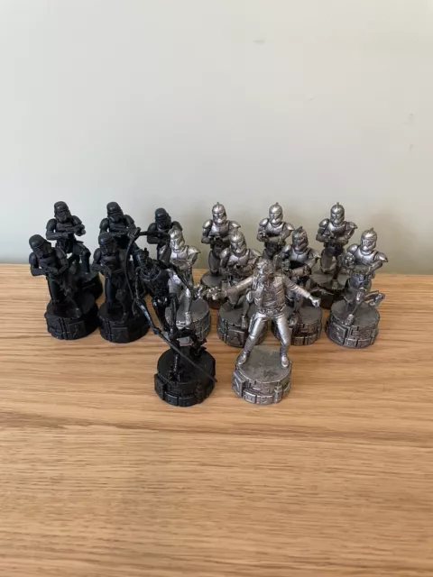 Star Wars Saga Edition Spare Chess Pieces x14 - Solo, Grievous, Clones, Troopers