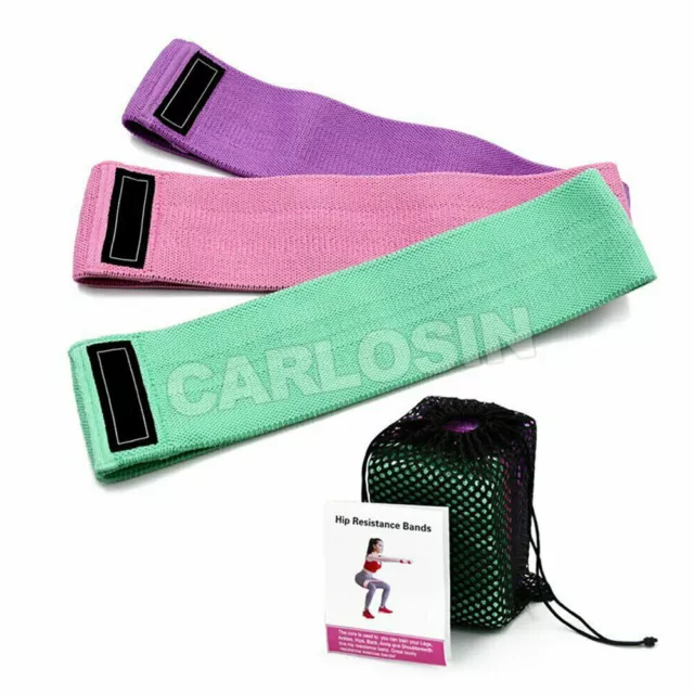 Resistance Bands Leg Booty Fitness Workout Hip Loop Yoga Training Exercise 2