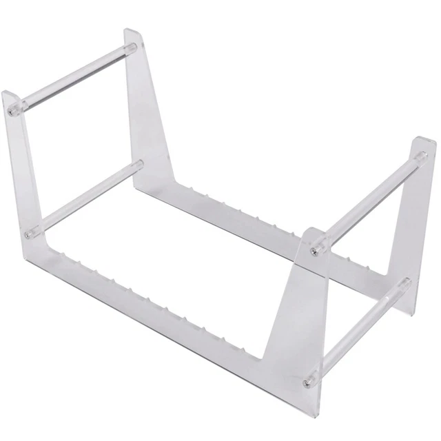 Clear Vinyl Record Stand Holder for Desktop Album Storage, Acrylic Vinyl Re K9T4