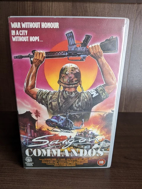 Saygon Commandos SAIGON COMMANDOS MEDUSA Big Box Ex-Rental VHS £25.00 - PicClick UK