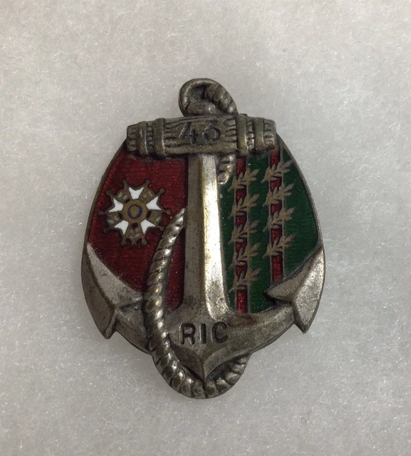 Insigne du 4° Régiment d'Infanterie Coloniale - HK
