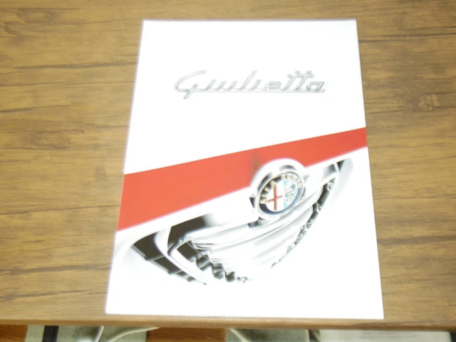 Top Quality European Version Giulietta Book Catalog Zx