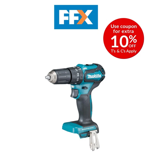 Makita DHP483Z 18V LXT BL Combi Drill Bare Unit Brushless Motor LED Job Light