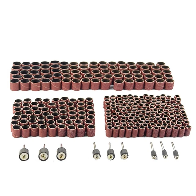 Kit de tambor de lijado cabezal de molienda de papel de lija rollo de goma mandril para B3Q9