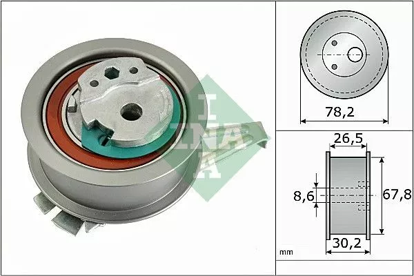 INA (531 0894 10) Spannrolle, Zahnriemen für AUDI MAN SEAT SKODA VW