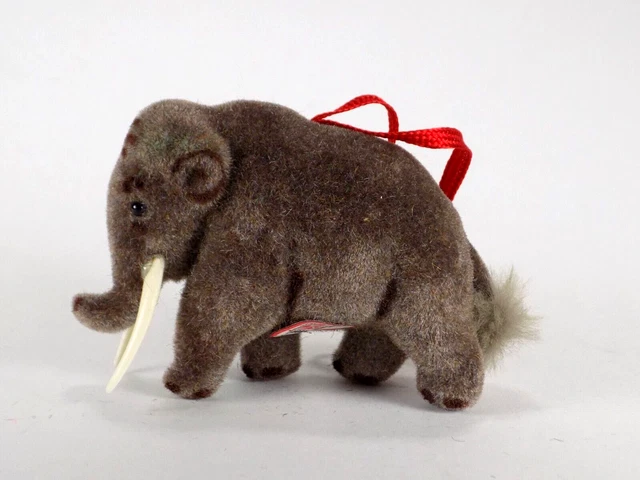 Wagner Kunstlerschutz Handwork Flocked Wooly Mammoth Elephant West Germany Rare