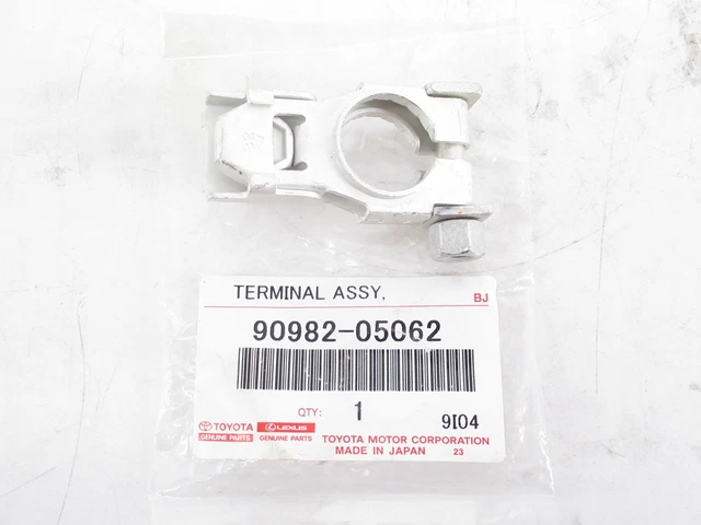 Genuine Toyota Lexus OEM Positive Battery Terminal 90982-05037 – Silver, Direct Fit
