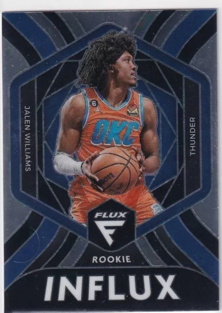 2022-23 Panini Flux NBA Basketball No. 5 Jalen Williams Influx Rookie