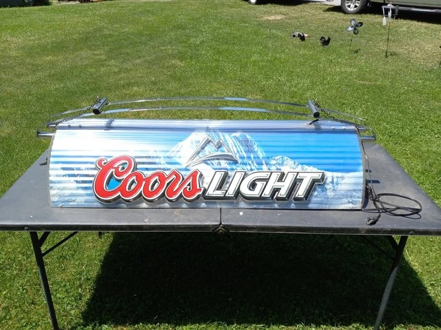 Coors Light Pool Table Light