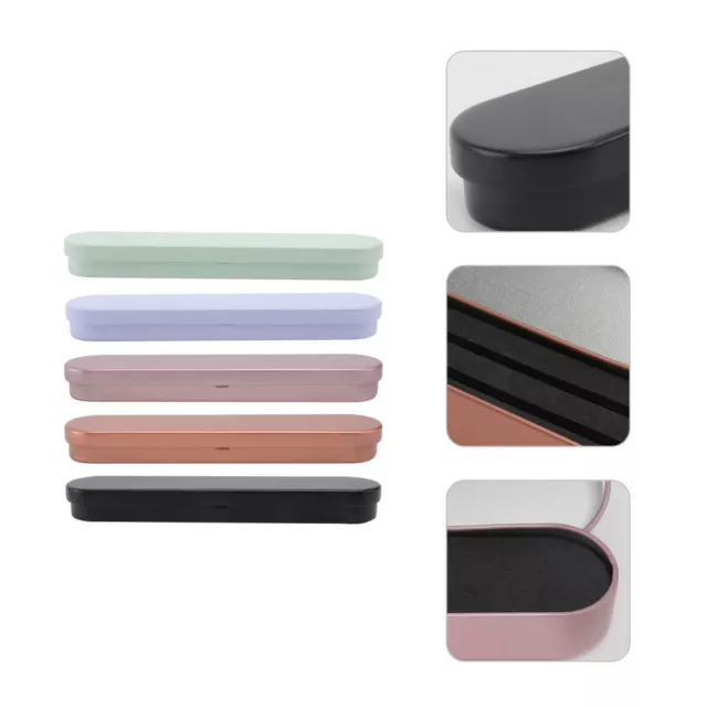 5pcs Eyelash Extension Tweezer Storage Box Makeup Organizer-KR