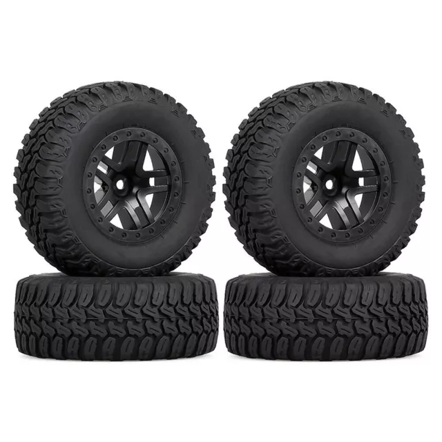 Austar RC Car Rubber Tires Wheel for 1/10 Short Course Truck 9125 Traxxas Slash