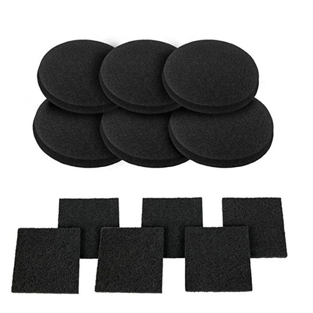 Neutralisation Gaz Compost Filtres Compost Rotho - Lot De 3 Avec Charbon Actif - Neutralise Les Odeurs - 15.4x6.3cm Filtre Composteur Cuisine