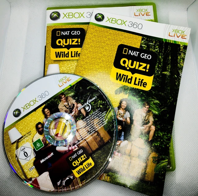 Jeu Xbox 360 Nat Geo Quiz! Wild Life - Version Française Complète - État Bon (boîtier Peut Avoir Des Micro-rayures)
