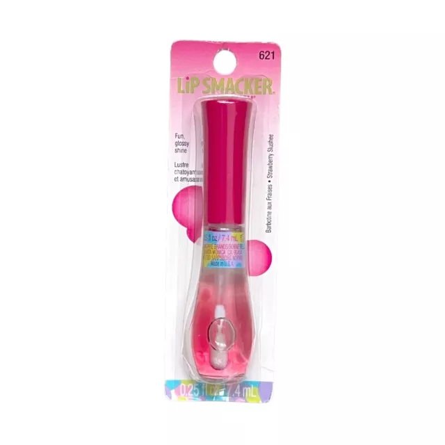 Bonne Bell Liquid Lip Smacker Lip Rush 621 Strawberry Slushee Clear Lip Gloss