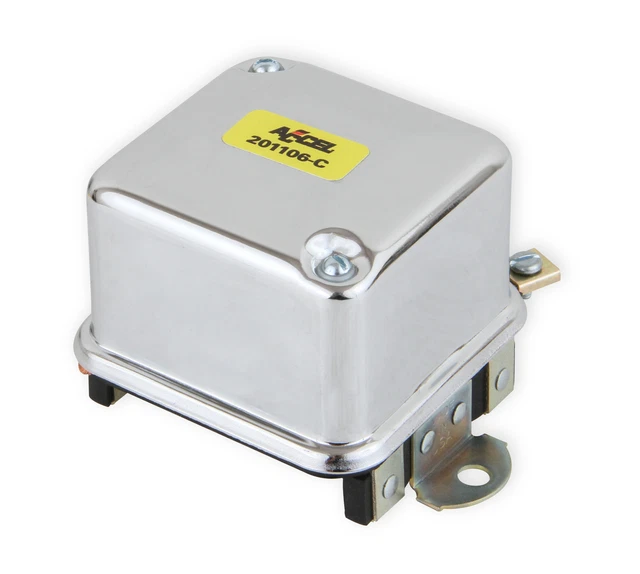 ACCEL 201106C ELECTRO-MECHANICAL Voltage Regulator- Chrome