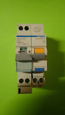 Hager HAGER ADC810F DISJONCTEUR DIFFERENTIEL HAGER 1P+N 10A 30mA TYPE AC 6KA 