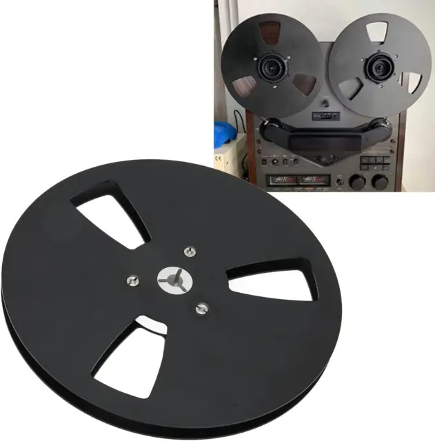 Long Play Analog Recording Tape by ATR Magnetics, 1/4 7 Inch Empty Aluminum Allo