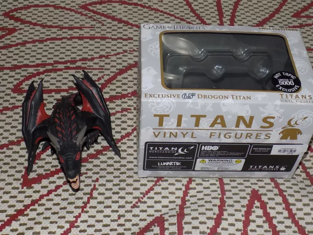 Titans, Drogon, Game Of Thrones, Vinyl Figure, Hot Topic Exclusive, Limited 5000