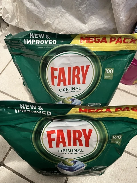 fairy original spülmaschinentabs mega pack 200 stück