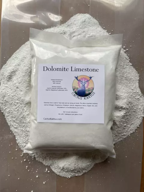 Horticultural Dolomite Limestone - 1 pound - Soil Amendment