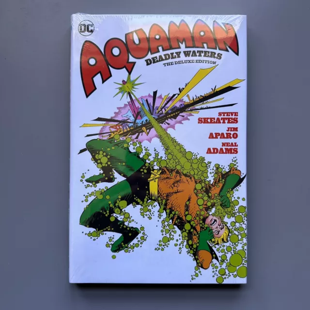 Aquaman Deadly Waters Deluxe Edition Hardcover HC NEW SEALED Skeates Aparo Adams