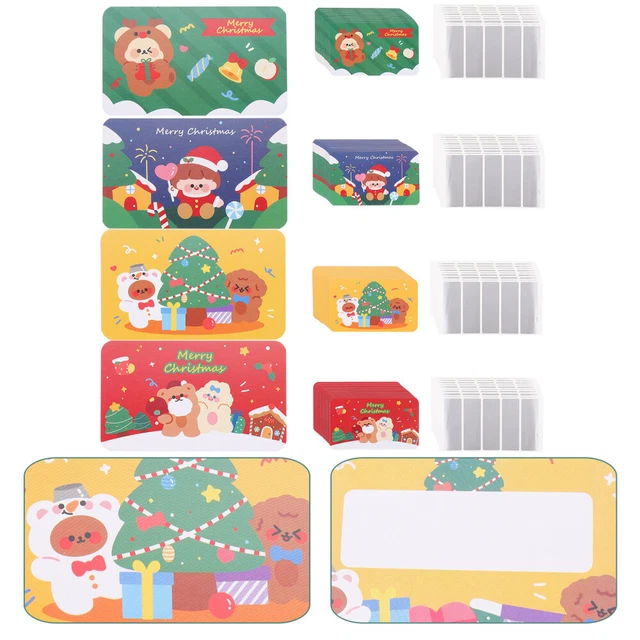 Tarjetas rascadores de la tarjeta tarjetas rascadores de Navidad tarjetas para niños rascarse