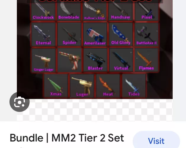 Mm2 tier 2 godly