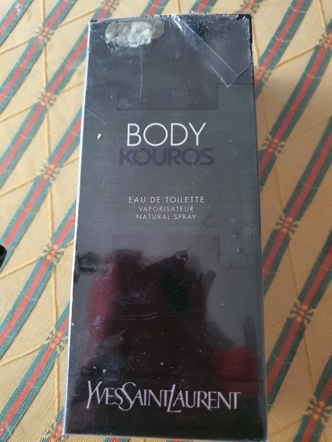 Body Kouros YSL 100 ml Spray Vintage Version ( Year 2000), SEALED