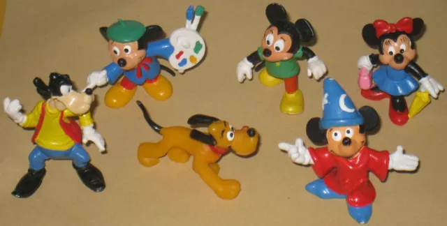⭐ Bully ⭐ Micky Maus und Freunde classic ⭐  6 Figuren 80er Jahre