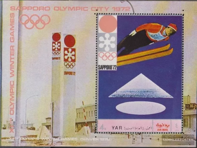 Nordjemen (Arabische Rep.) Block147 (kompl.Ausg.) postfrisch 1970 Olympische Win