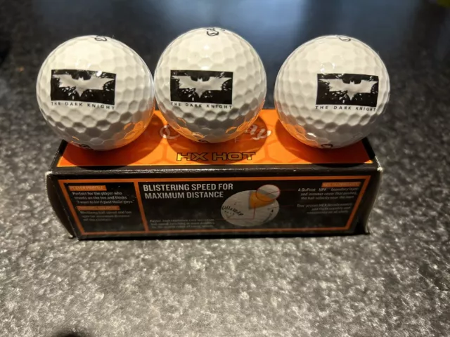 The Dark Knight Movie Promo Callaway HX HOT Golf Balls Very Rare!