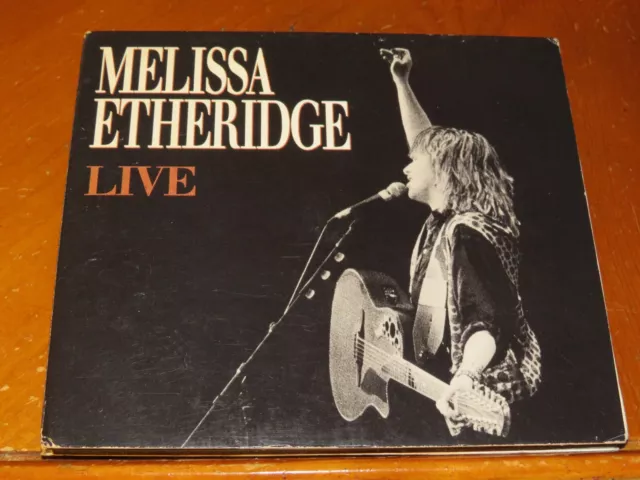 MELISSA ETHERIDGE - Live - RARE 1990 USA 4 Track PROMO CD! Skin Deep, Let Me Go