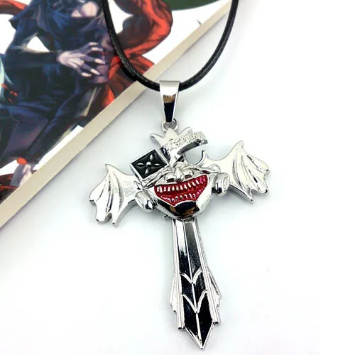 Anime Tokyo Ghoul Fashion Cross Necklace Cross Pendant Necklace Cosplay Prop Kid