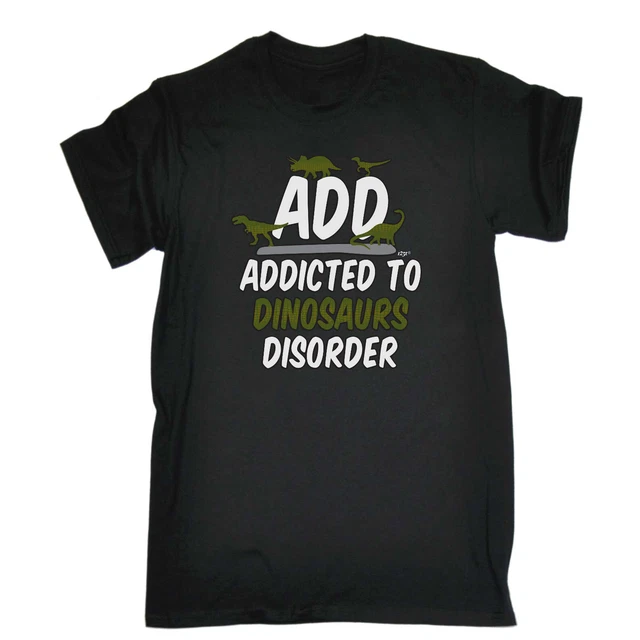 Add Dinosaur - Mens Funny Novelty Gift Tee Top Shirts T Shirt T-Shirt Tshirts