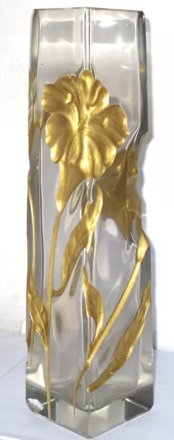 ancien vase art deco nouveau cristal daum lalique baccarat glass