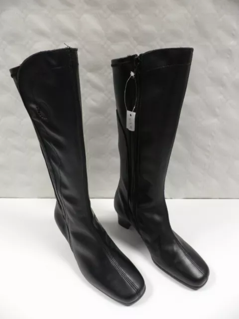 Bottes OMBELLE Jonno noir FEMME taille 40 bottines boots woman cuir leather NEUF