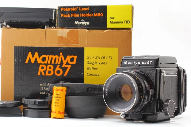 [ Near MINT+3 In Box ] Mamiya RB67 Pro Medium Format Sekor 127mm F3.8 Lens JAPAN