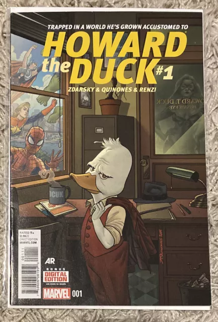 Howard the Duck #1 1st App Tara Tam Marvel Comics 2015 Sent In A CB Mailer