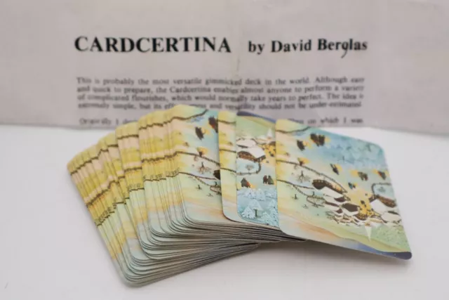 Vintage Collectible Cardcertina by David Berglas / Kovari Magic Trick