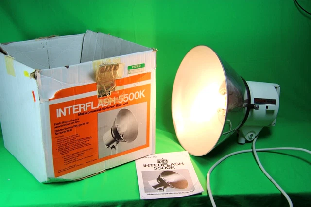 Cabezal de flash de estudio Photax Interflash 5500K EN CAJA, FOTOGRAFÍA DE CÁMARA, EXTERNO