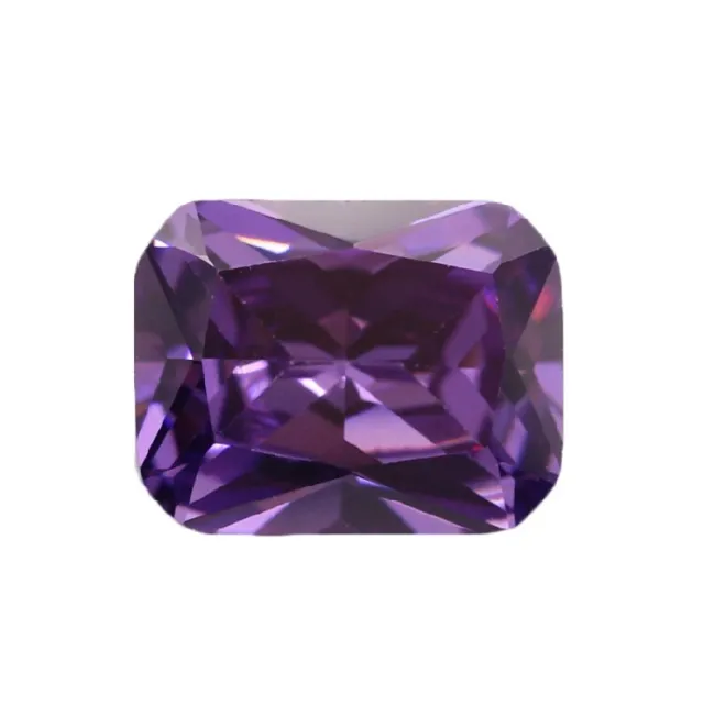 Natural Emerald Purple Amethyst Faceted Cut VVS Loose Gemstone 2.69ct-20.12ct