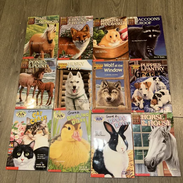 Animal Ark Book Lot Of  13 Baglio Pets Horses Cats