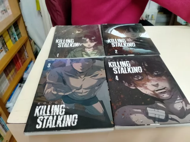 killing stalking nº 1,2 y 3 de koogi milky way - Comprar Comics Manga no  todocoleccion