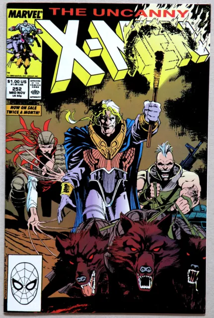 Uncanny X-Men #252 Vol 1 - Marvel Comics - Chris Claremont - Rick Leonardi